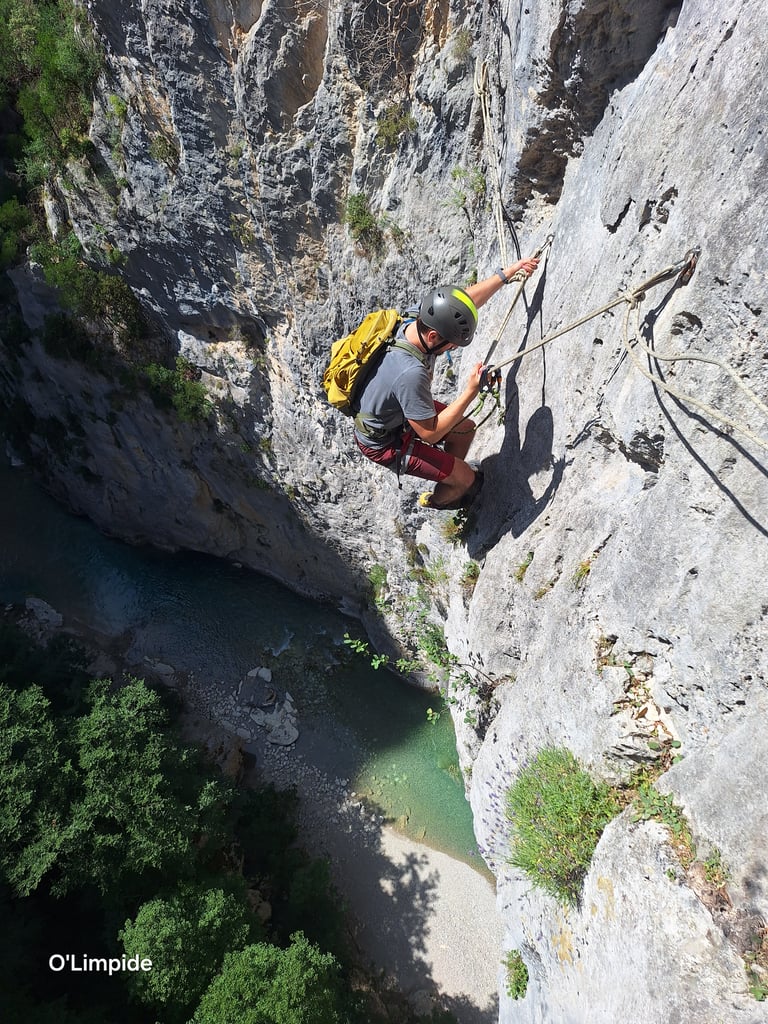 Via ferrata dans le verdon