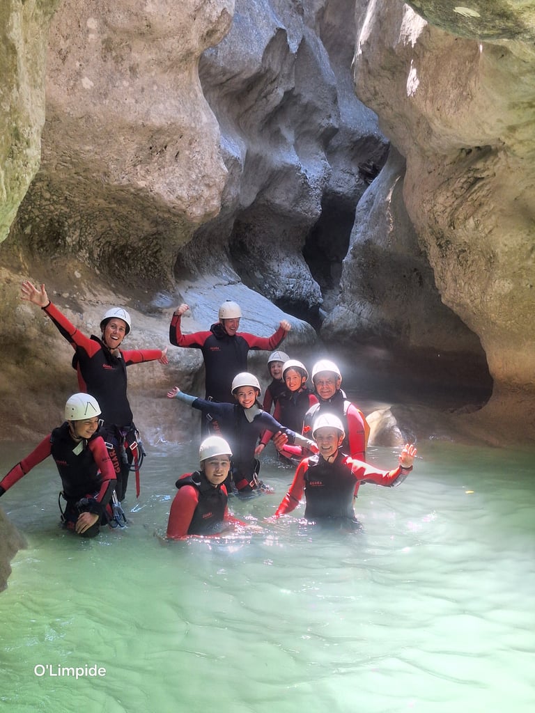 Canyon en famille dans le Verdon