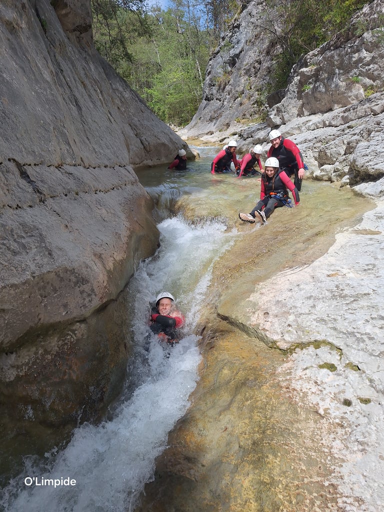 Canyoning pour les enfants à Castellane