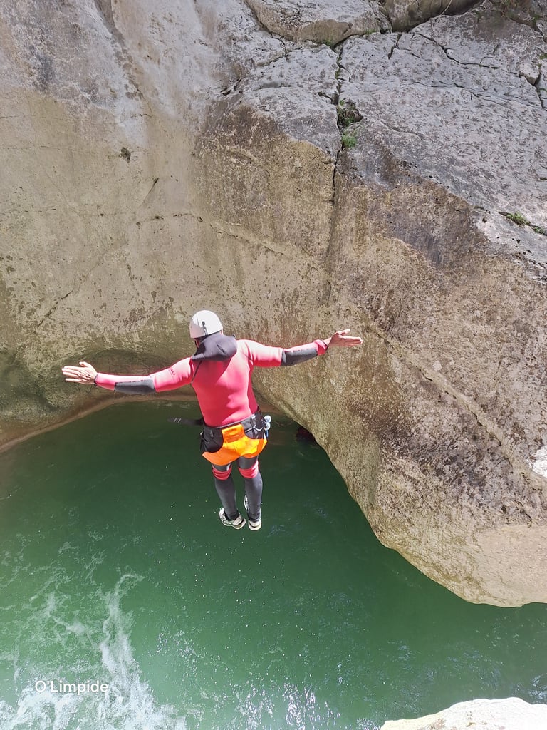 Saut non obligatoire dans le Haut Jabron